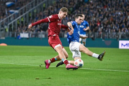 Der SV Darmstadt 98 und Arminia Bielefeld trafen im Abendspiel der 2. Bundesliga aufeinander.