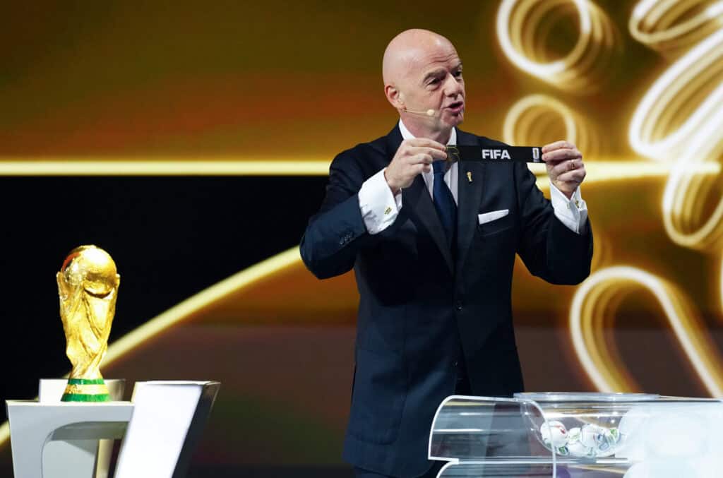 Gianni Infantino bei der WM-Auslosung