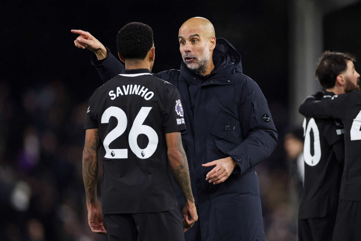 Pep Guardiola und Savinho