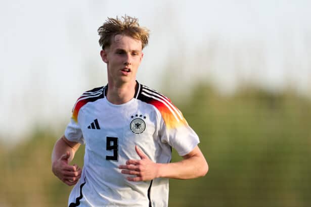 Max Moerstedt im DFB-Trikot