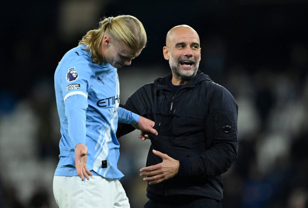 Pep Guardiola, Erling Haaland