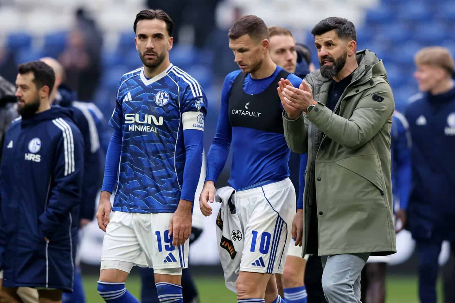 Kenan Karaman, Edin Dzeko und Miron Muslic