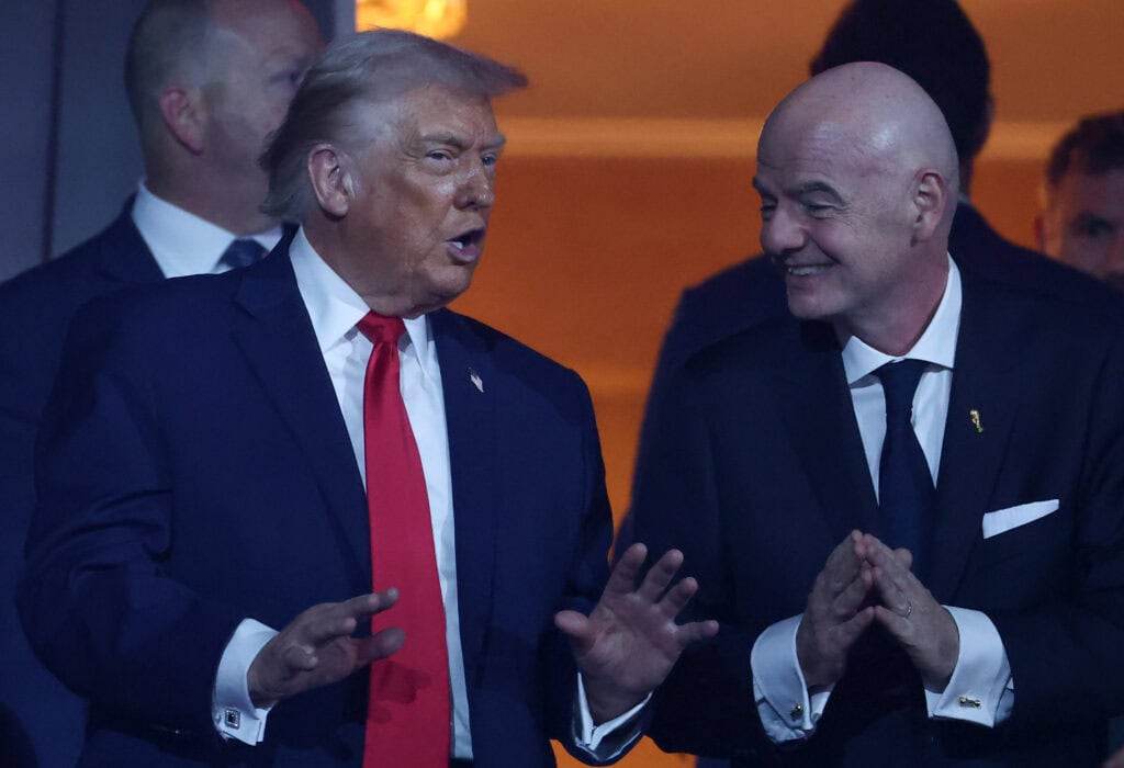 Donald Trump und Gianni Infantino