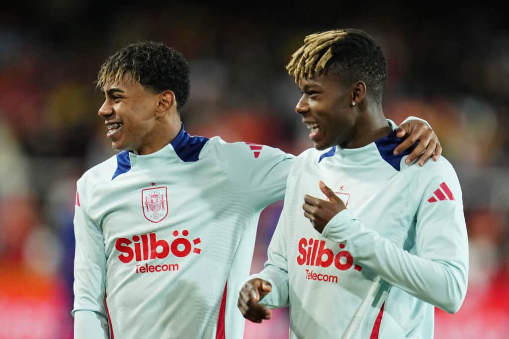 Lamine Yamal und Nico Williams, Spanien