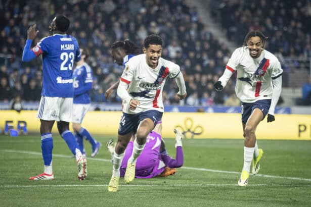 PSG gewann bei Racing Straßburg.
