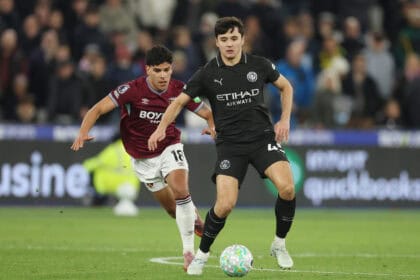 West Ham v Manchester City, Premier League