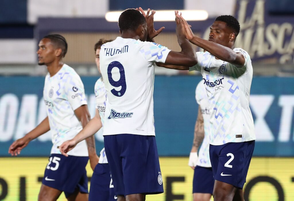 Denzel Dumfries, Marcus Thuram Inter