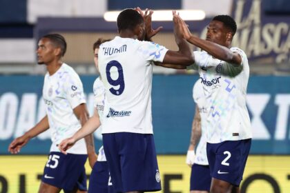 Denzel Dumfries, Marcus Thuram Inter