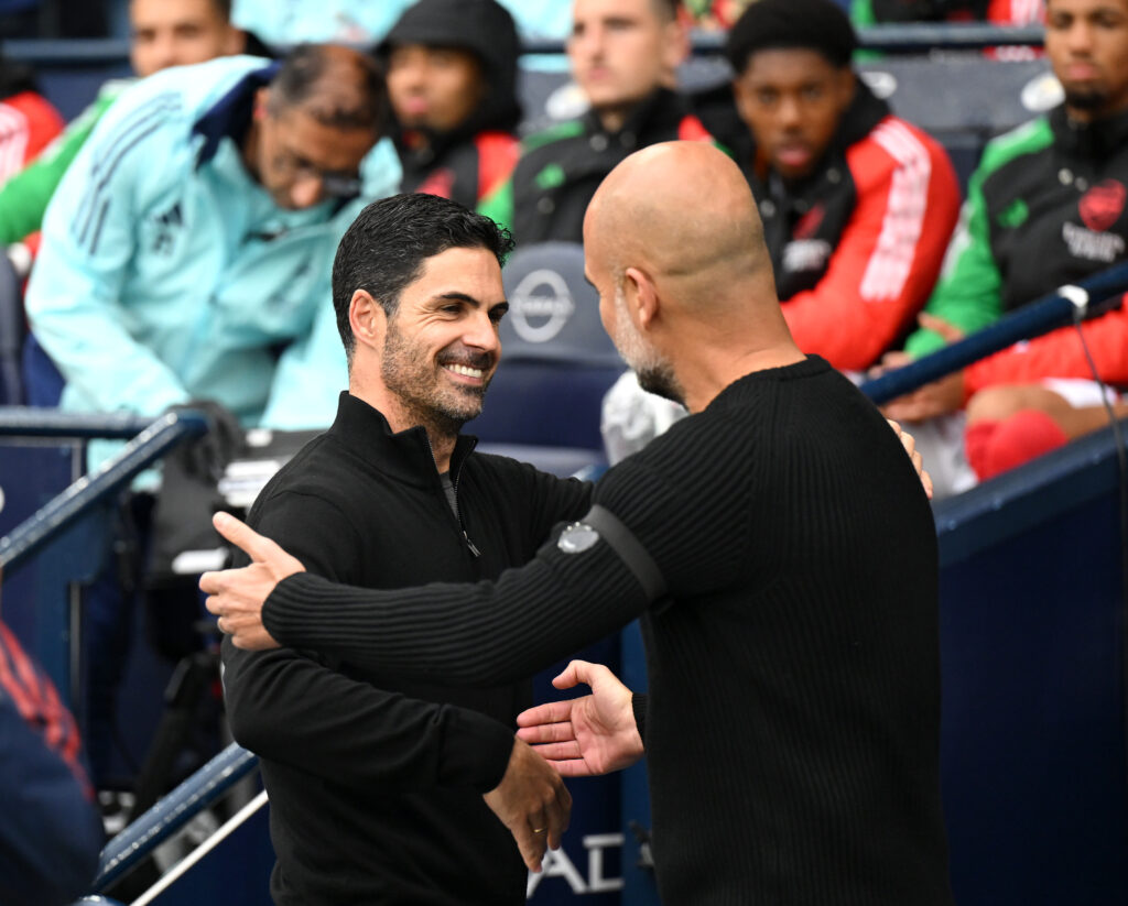 Mikel Arteta, Pep Guardiola