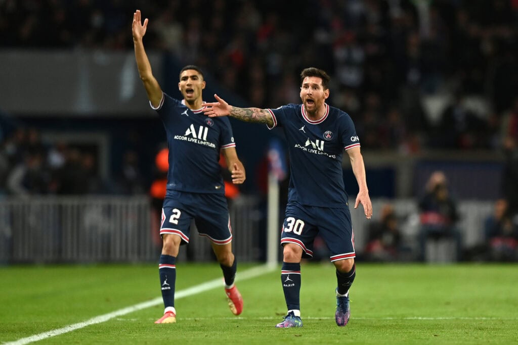 Achraf Hakimi, Lionel Messi