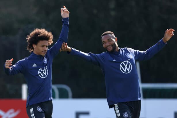 Leroy Sane und Jonathan Tah