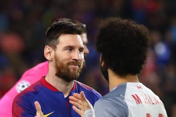 Mohamed Salah, Lionel Messi