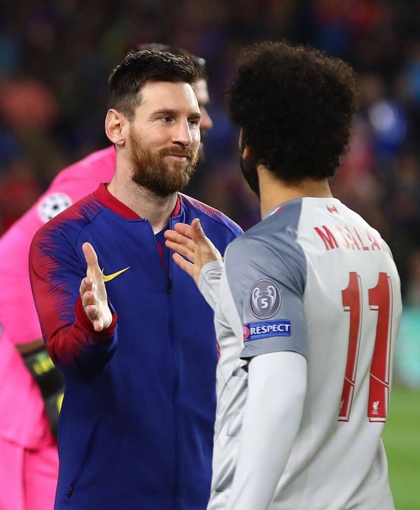 Mohamed Salah, Lionel Messi