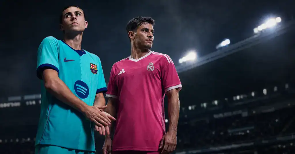 Pink und Türkis – Real und Barça