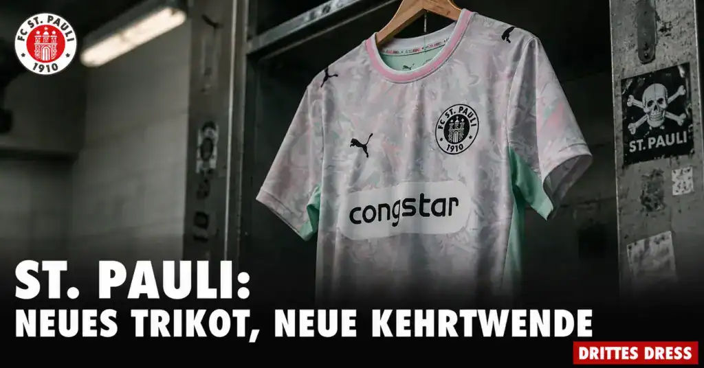 St. Paulis Pokaltrikot ist da