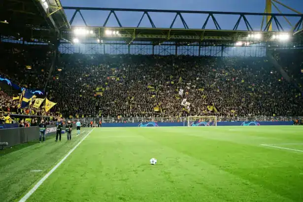 Signal Iduna Park prepared for Borussia Dortmund’s Champions League opener against Villarreal